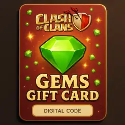 Clash of Clans Gems Gift Card